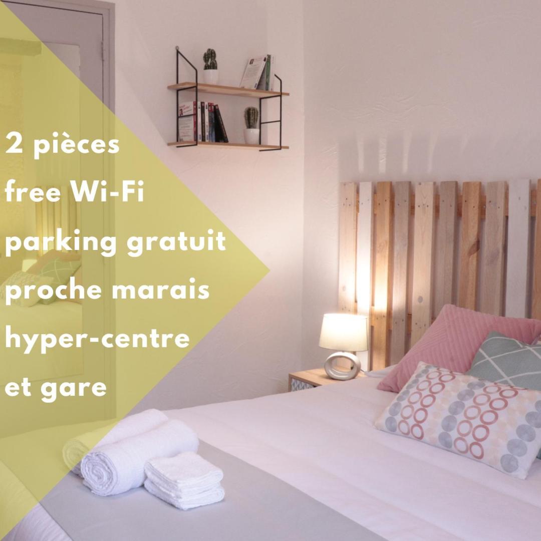 Le Vaillant, Appartement T2, Proche Gare, Hyper-Centre Et Marais, 1 A 2 Personnes, Wifi บัวร์ ภายนอก รูปภาพ